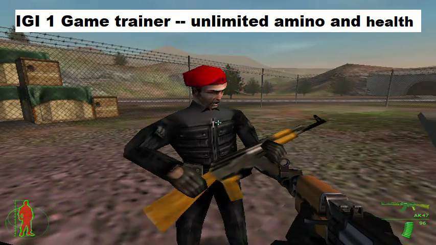 igi 1 trainer download for unlimited health and ammo