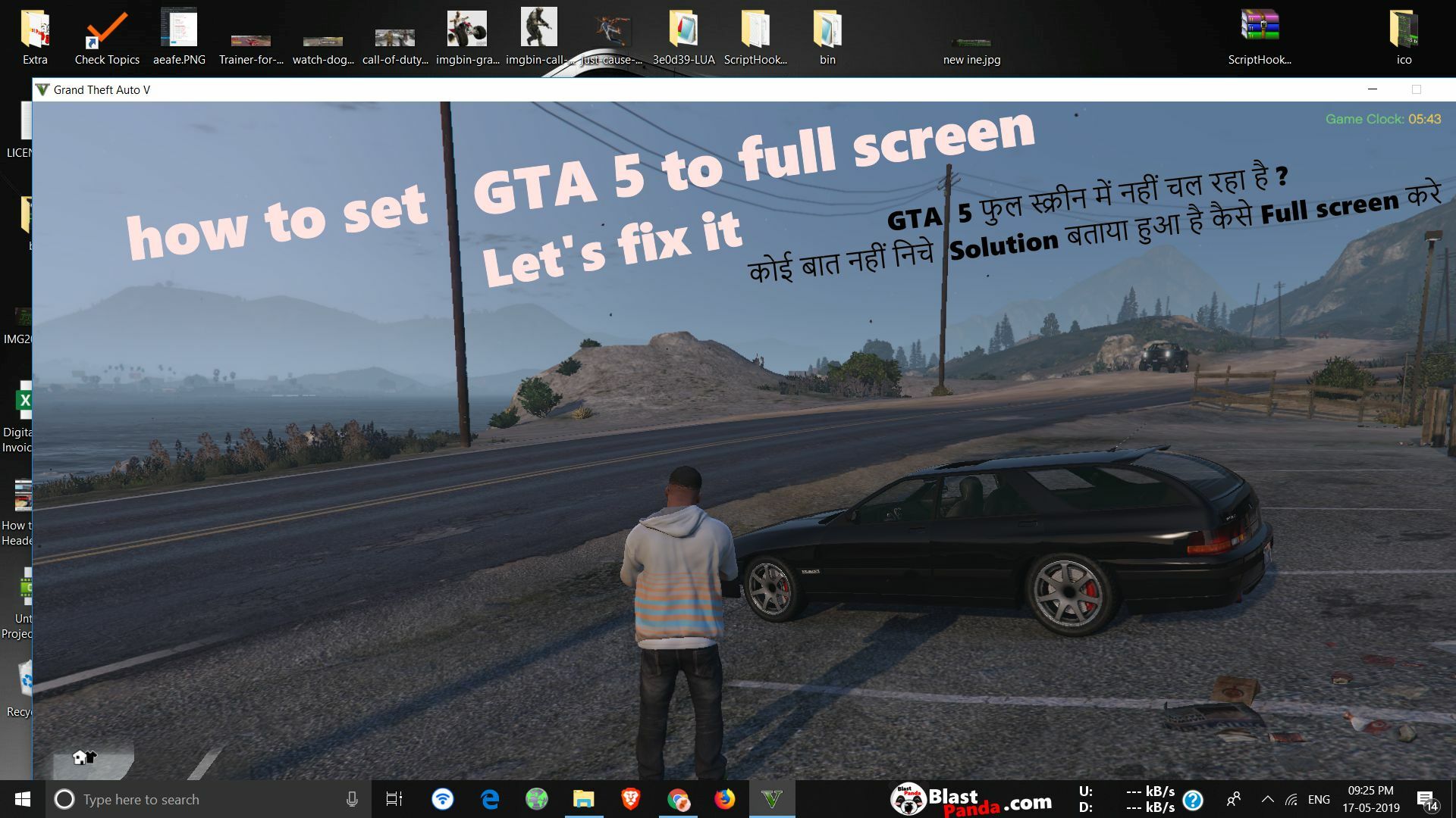 How To Set Gta 5 To Full Screen Gta 5 Not Running In Full Screen Fixed