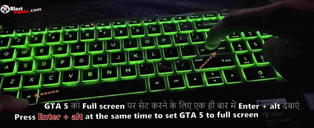 how to set GTA 5 to full screen by simple method