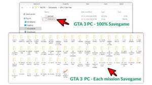 GTA 3 SaveGame PC - 100% + Every mission save file