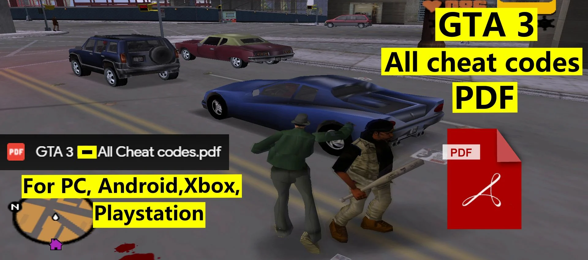GTA 3 cheat codes: all weapons, money, cars, and more