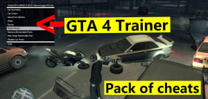 GTA 4 trainer (Pack of cheats) download for unlimited health, money, ammo, etc