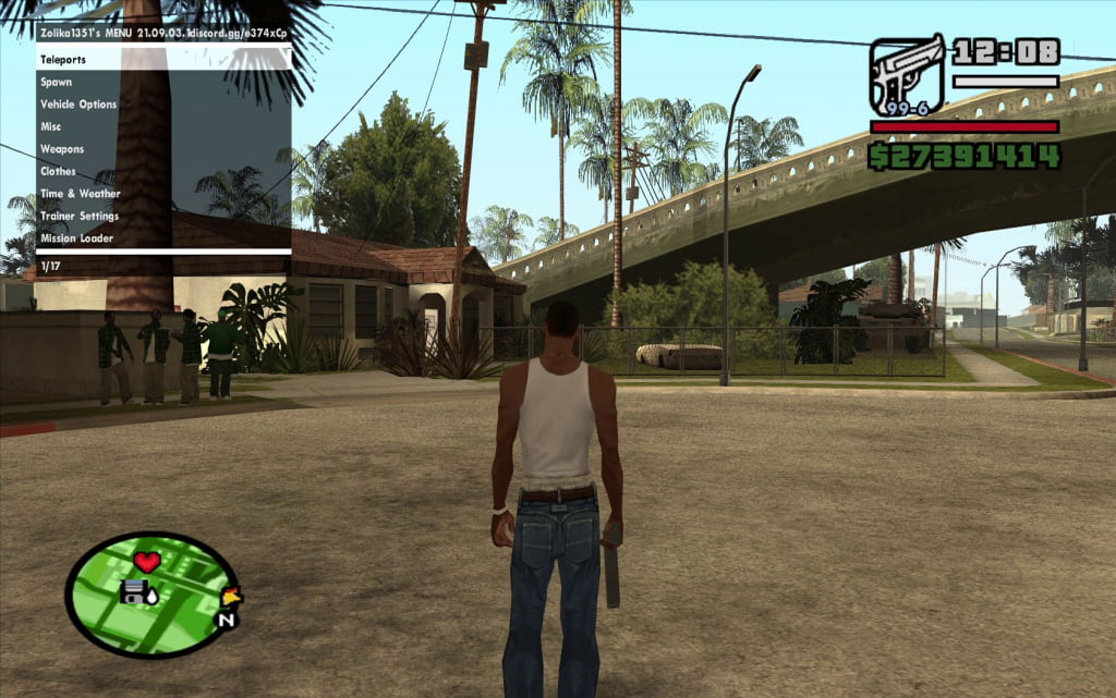 GTA San Andreas trainer - Screenshot -1
