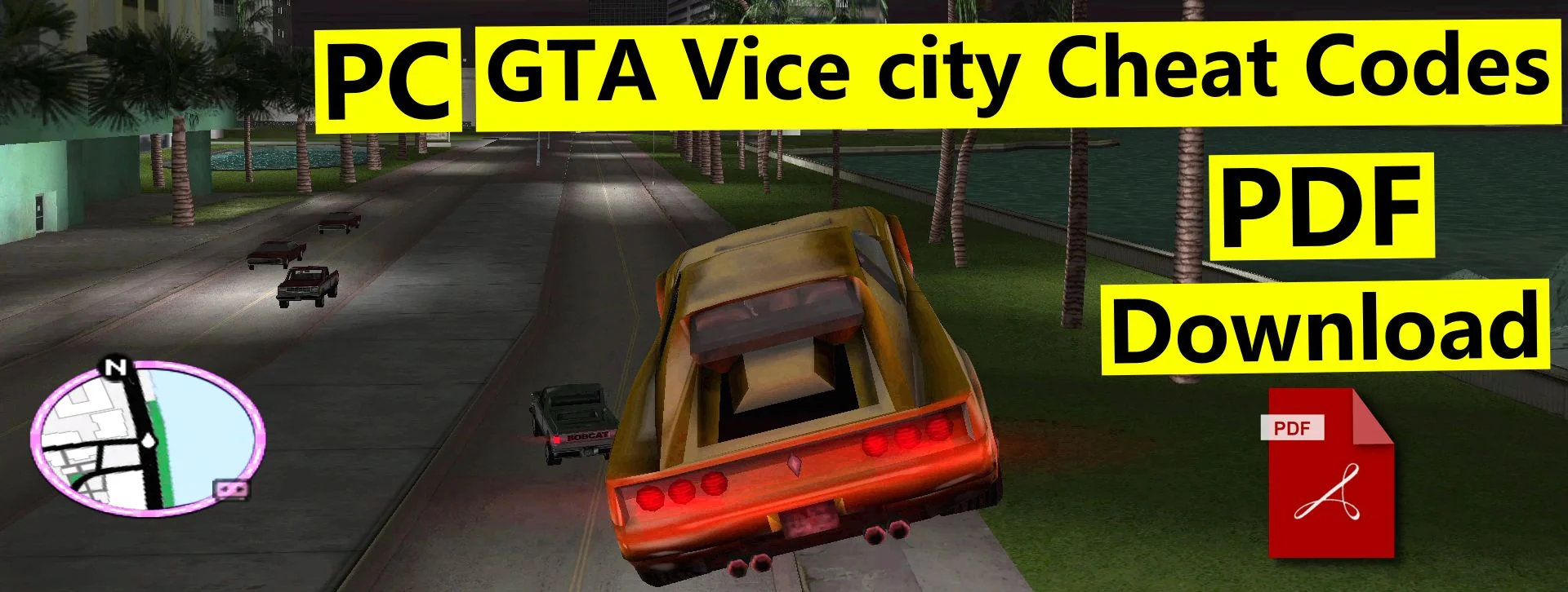 GTA VICE CITY CHEATS IN PDF FREE DOWNLOAD