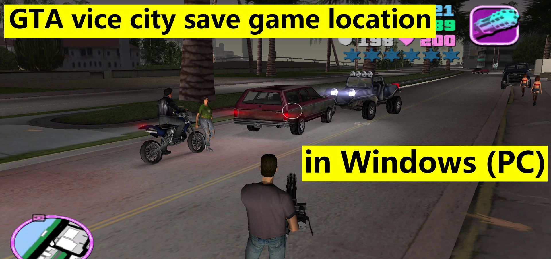 GTA vice city savegame location in Windows (PC)